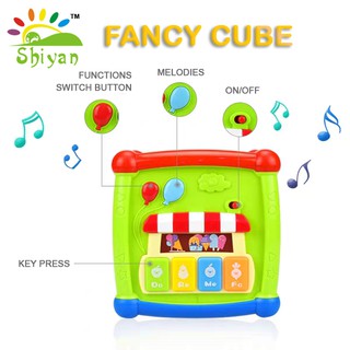  Shiyan mainan  bayi  box puzzle dengan music bentuk piano 