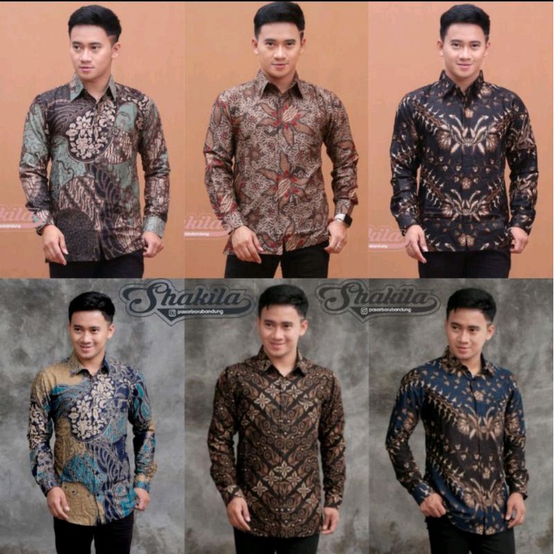 KEMEJA BATIK PRIA FOURING KATUN PREMIUM FULL M L XL XXL XXXL KOMPLITE MURAH MOTIF MODERN PRIA KANTOR PESTA