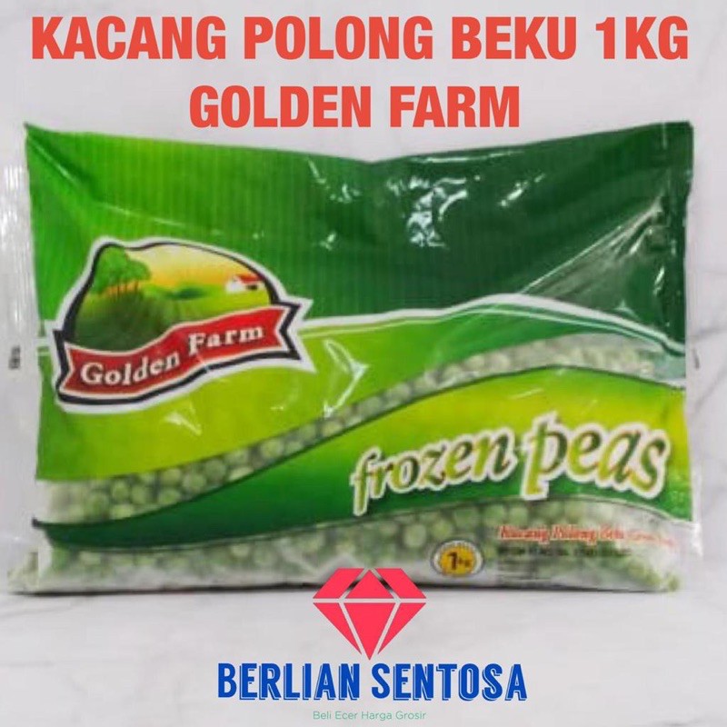 

Golden Farm frozen peas 1kg Kacang polong