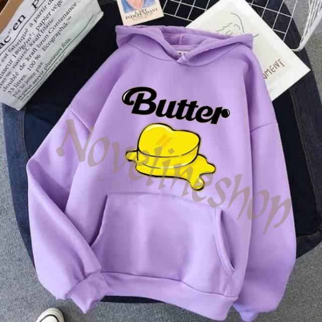 Korean Style Kpop Bangtan Boys Hoodies Women Off Shoulder Print Butter  Sweatshirts New Album Bangtan Boys Butter Girl Clothes | craft-ivf.com