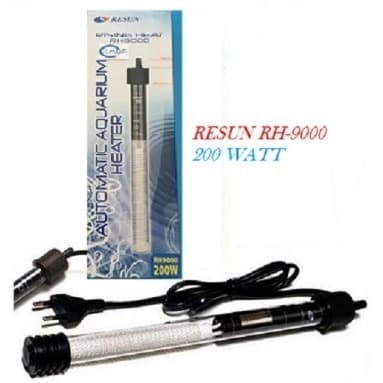 HEATER RESUN 200 Watt - Pemanas Penghangat Air Suhu Aquarium Aquascape