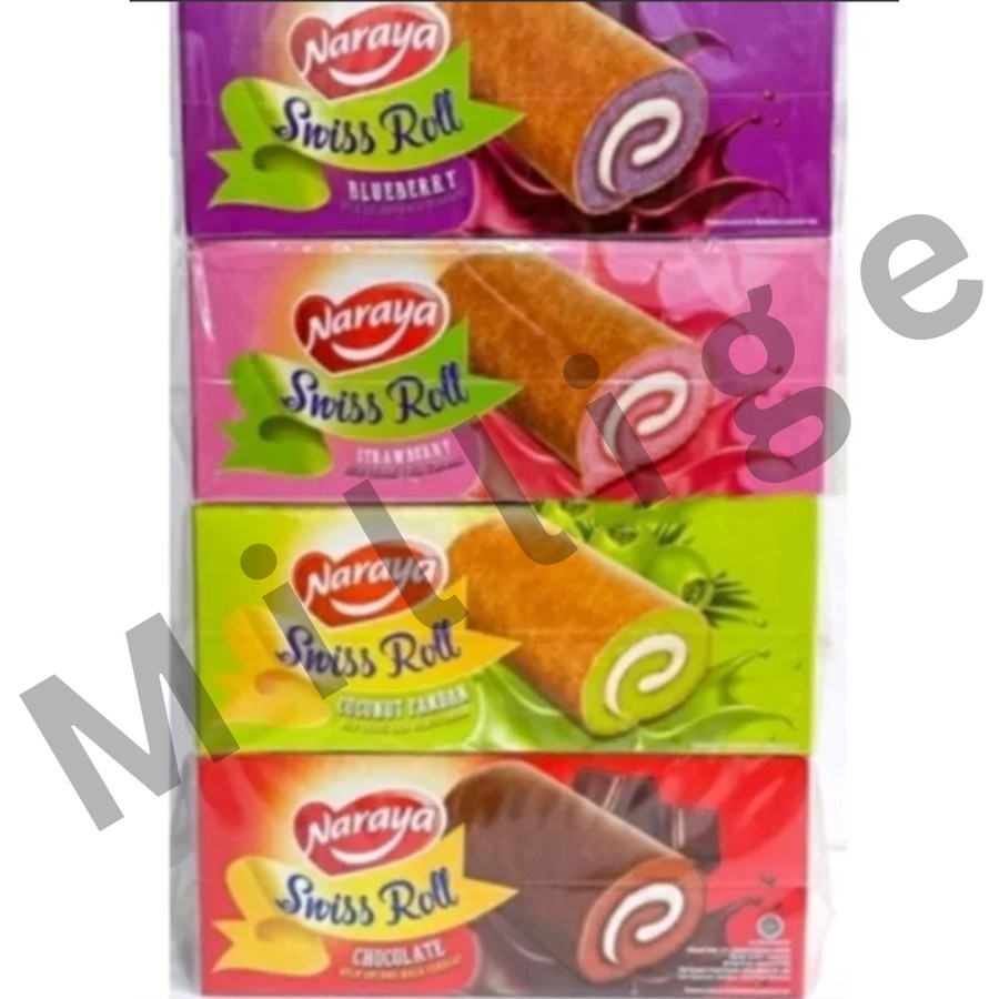 KUE BOLU NARAYA SWISS ROLL - CAKE - NARAYA SWISS ROLL
