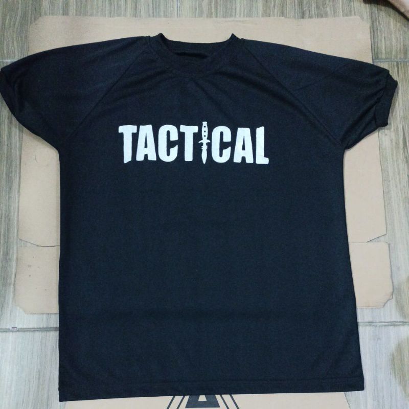 kaos Tactical Print lengan pendek Pria/wanita