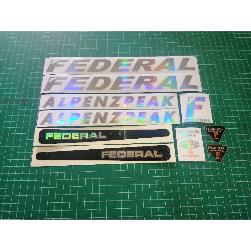 stiker sepeda federal alpenzpeak hologram