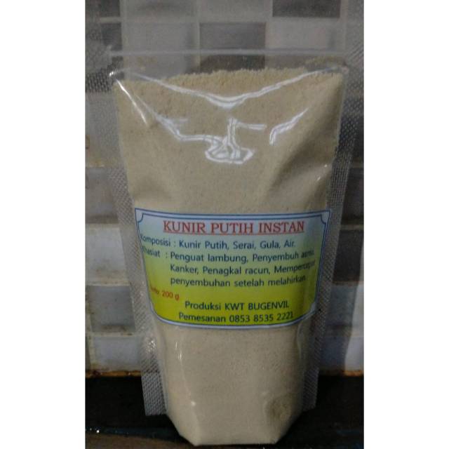 

Minuman kunir putih instant