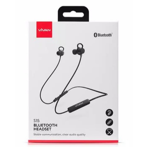 Headset Vivan S15 Stereo Sport Magnetic Bluetooth