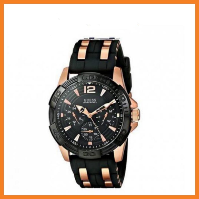 JAM TANGAN GUESS PRIA W0366G3 STRAP RUBBER ORIGINAL BM