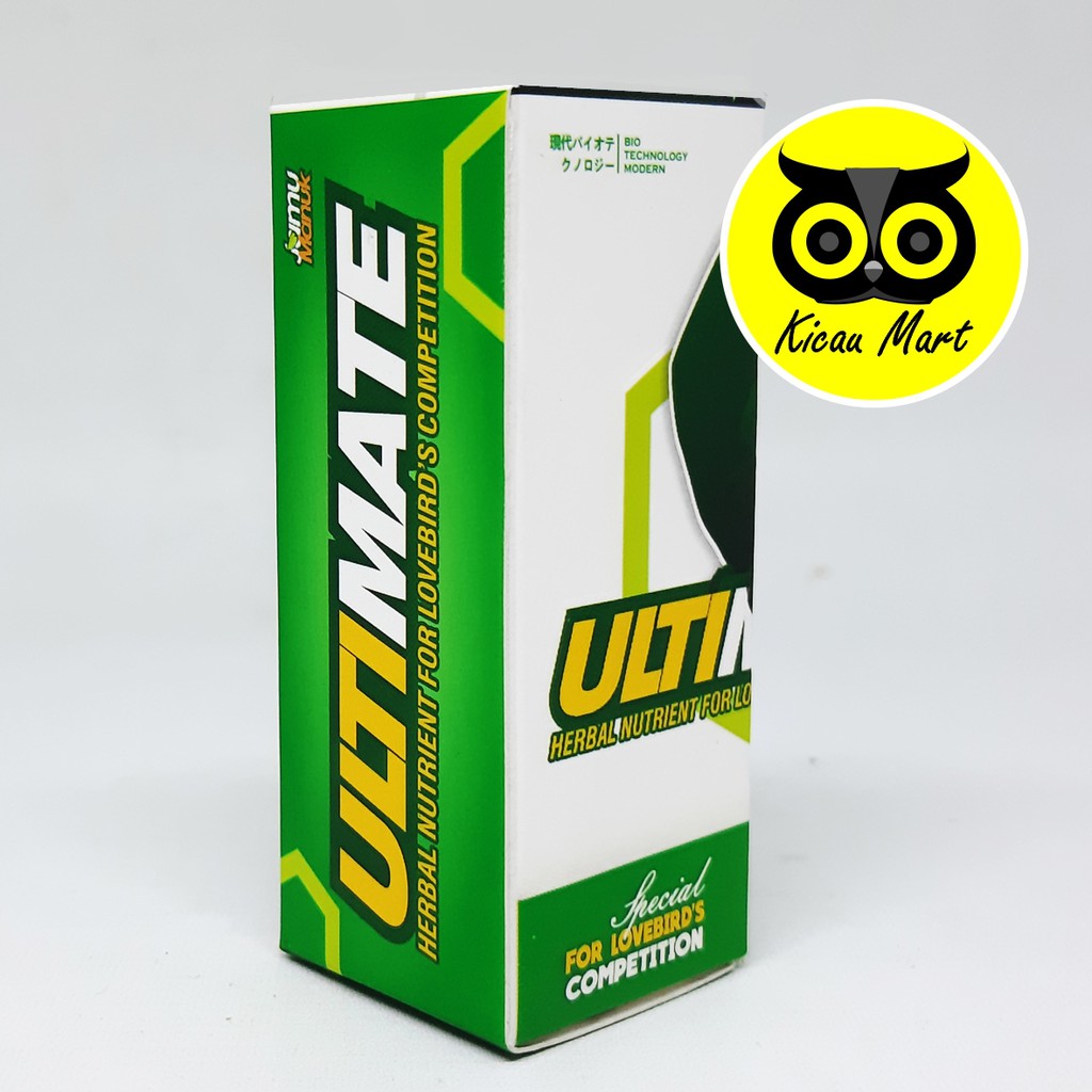 VITAMIN OBAT BURUNG LOVEBIRD ULTIMATE HERBAL ORBIRD PENAMBAH NGEKEK KONSLET ATASI MACET BUNYI VUDHEOR