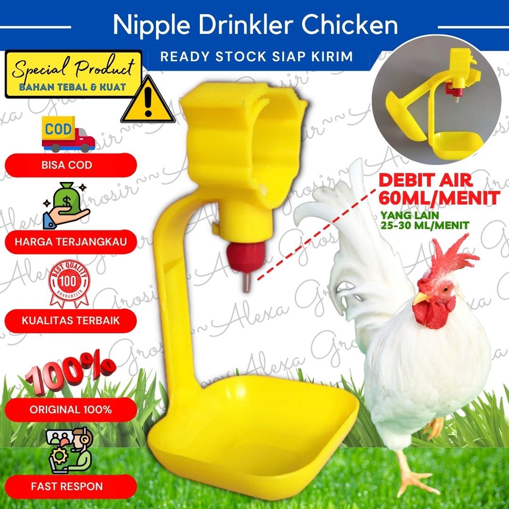 Nipple Nipel Nepel ayam broiler puyuh - ALEXAGROSIR