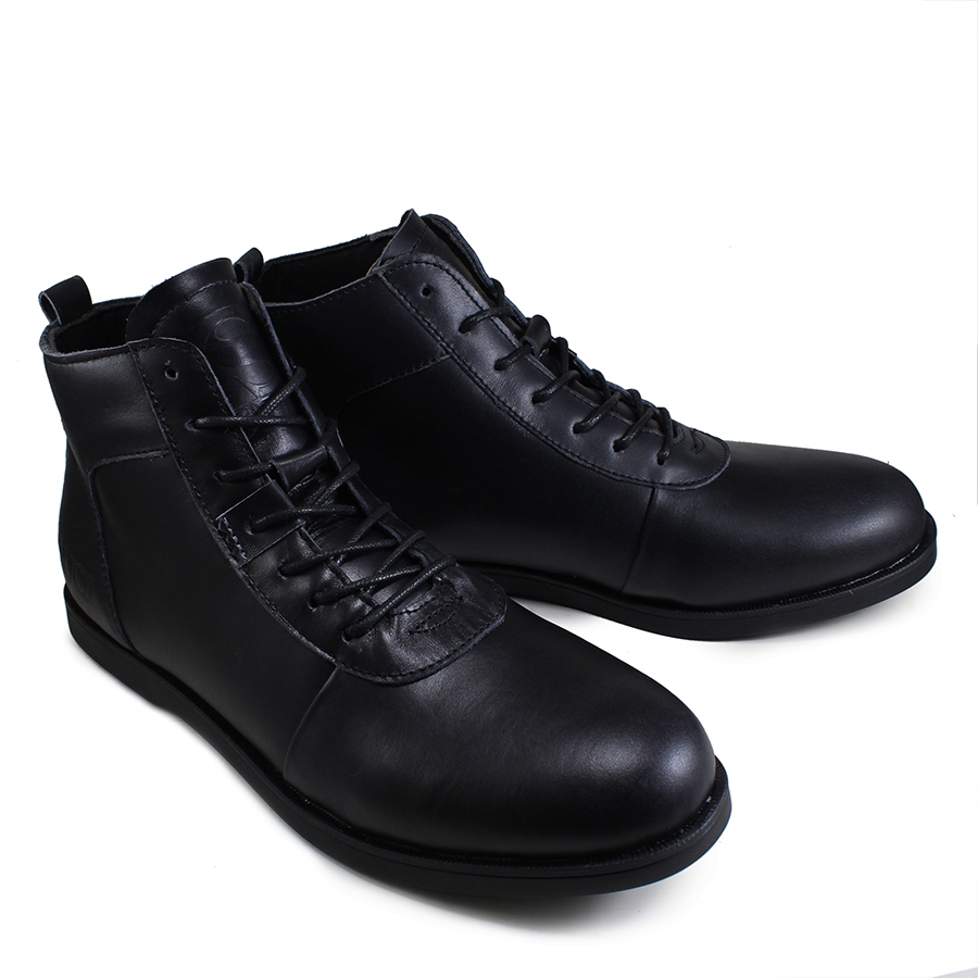 SAUQI - Sepatu Pria Boots Kasual Sauqi Spery Hitam