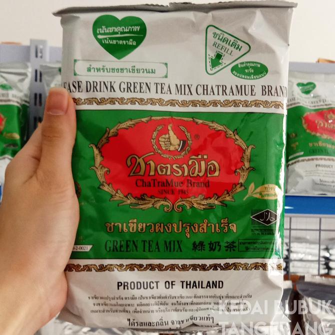 

(BISA COD) Cha tra mue no. 1 thai GREEN TEA nomer 1 200g SPECIAL Kode 105