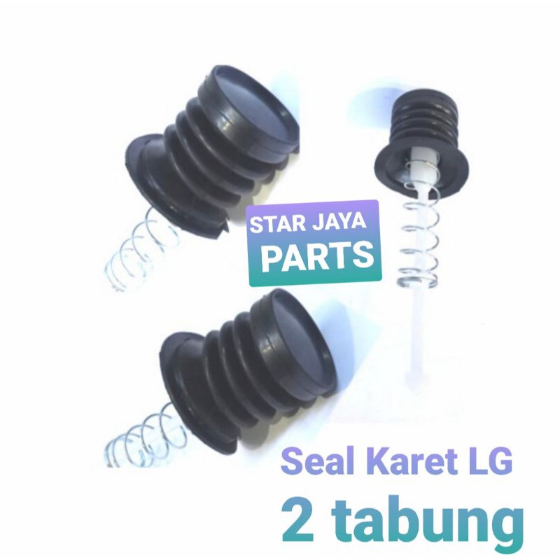 Karet seal sil pembuangan air mesin cuci 2 tabung LG 1 set