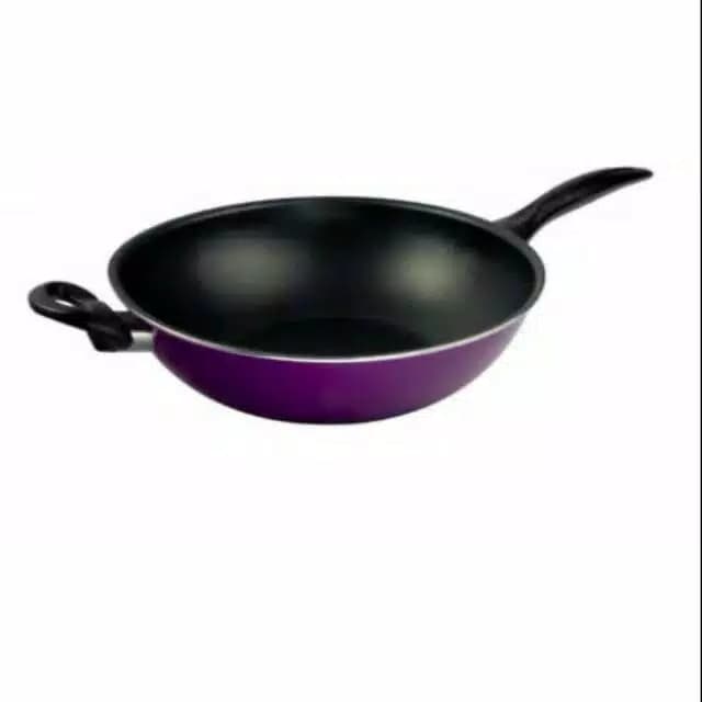 KIRIN Nafiri 28cm Wok Pan wajan pegangan penggorengan anti lengket