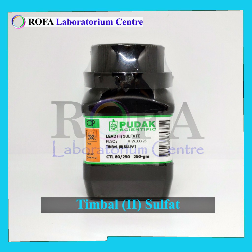 Timbal (II) Sulfat / Lead (II) Sulfate / PbSO4 500 Gram