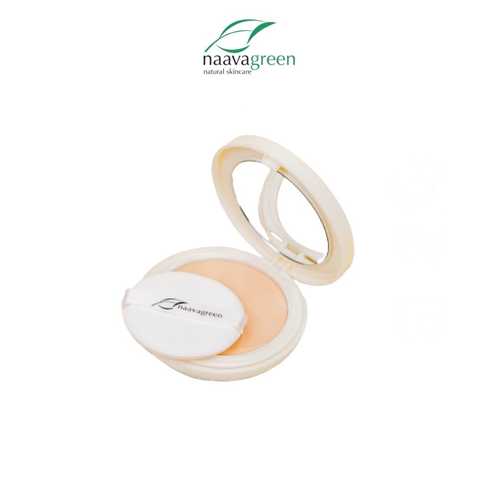 Naavagreen Natural Skincare UV Two Way Cake Bedak Padat 14g