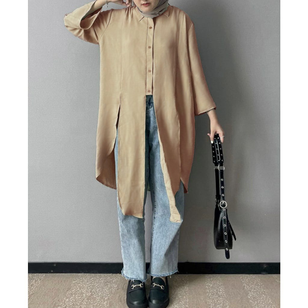 Rira Tunik /Atasan Muslim Wanita /Tunik Wanita /Kemeja oversize /Fashion Muslim