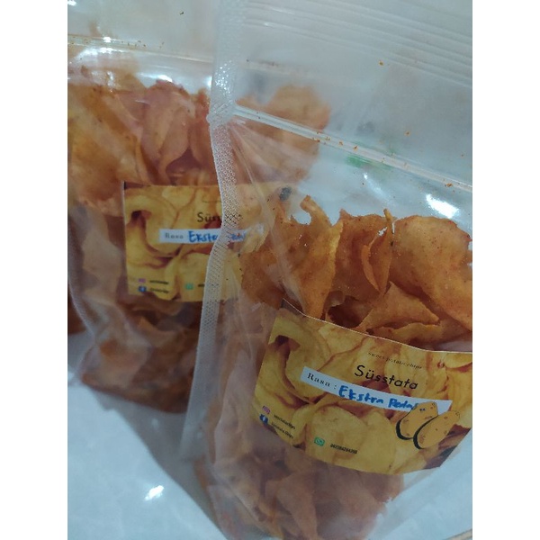 

keripik ubi jalar bumbu tabur dijamin bikin nagih rasa balado