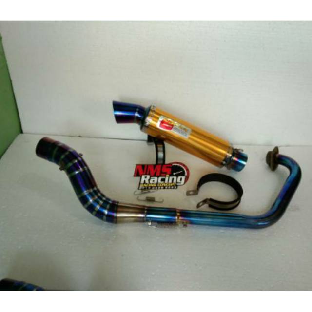 knalpot cld FU.VIXION.CBR.LEHER BLUEMON