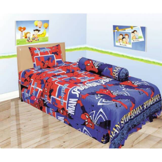 SPREI LADY ROSE SINGLE SPIDERMAN