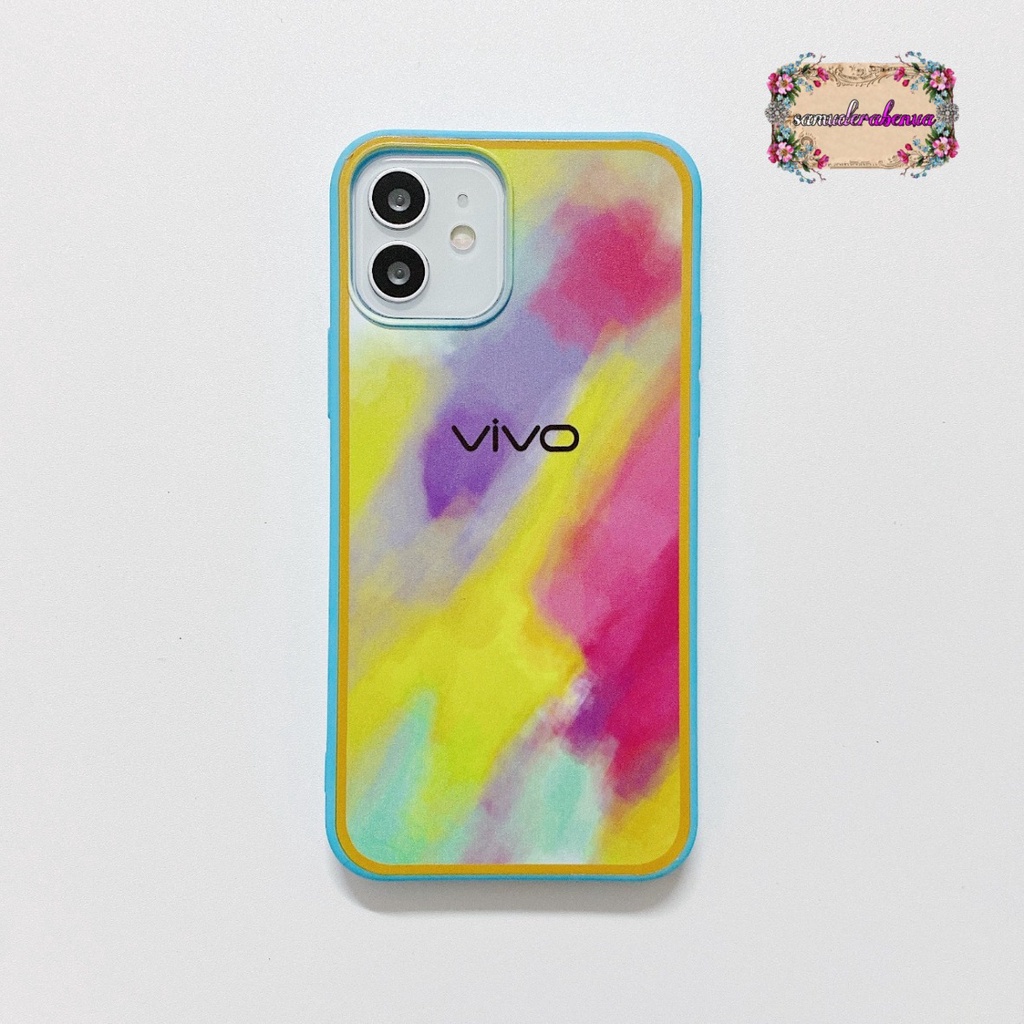 SS044 SOFTCASE RAINBOW VIVO Y12 Y15 Y17 Y20 Y20S Y12S Y30 Y50 Y30I Y51 Y91 Y93 Y95 Y91C Y1S V5 Y67 Y66 SB2796