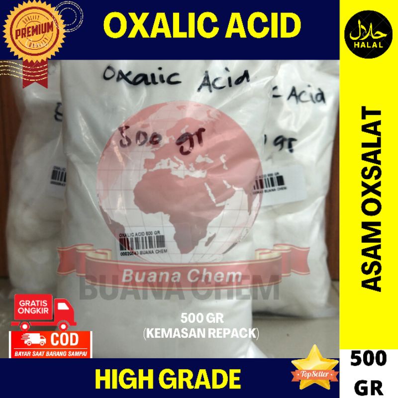 Oxalic Acid 500 GR / Asam Oksalat / Osasir / Pemutih Pakaian