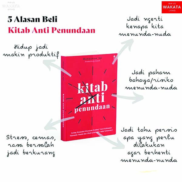 KITAB ANTI PENUNDAAN - Buku Motivasi Self Improvement / Pengembangan Diri - Coach Darmawan Aji