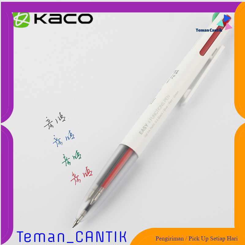 

TC-ATK KACO EASY 4 in 1 Multifunction Pena K1041 (Black Blue Red Green Ink)