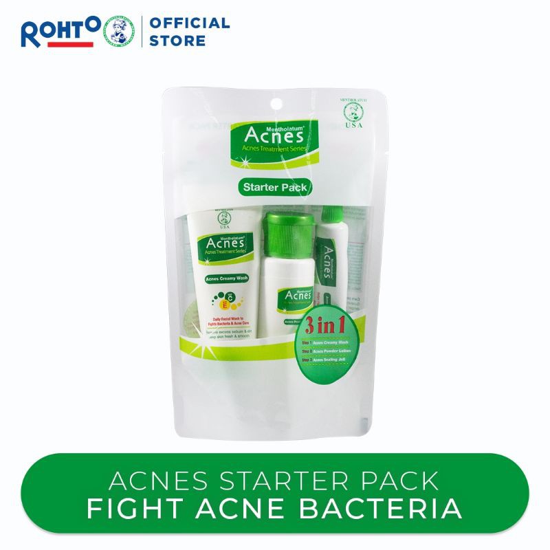 Acnes Starter Pack 3in1 - NEW PACKING