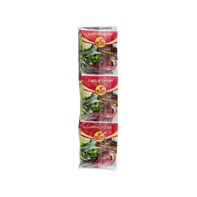 

Sambal Trasi Uleg Finna 21gram 1 Renceng 10 Sachet ORIGINAL