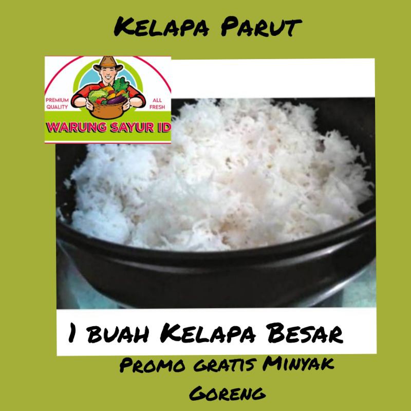 

kelapa Parut 1 Kelapa besar