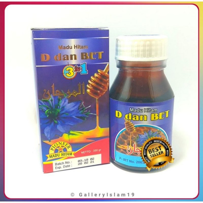 

Madu Hitam 3 in 1 Diabet 350gr /Madu Hitam D dan Bet 3in1