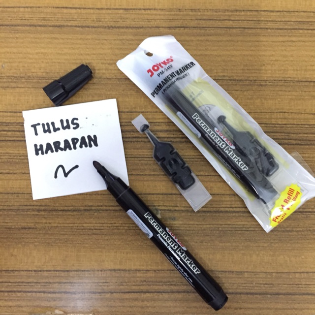 

Spidol Permanent Joyko PM- 34RF BONUS TINTA