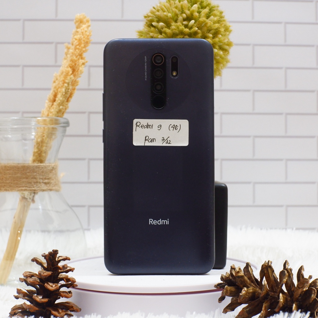 XIAOMI Redmi 9 RAM 3/32 4/64 GB Fullset Ori  - Hp Bekas Second