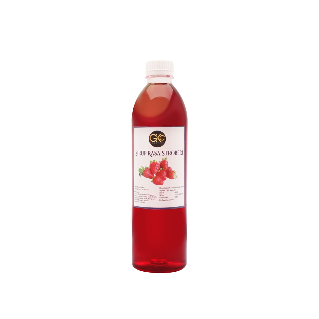 Sirup Stroberi / Strawberry Syrup Minuman GKC Heritage 640 ml (Import Quality)