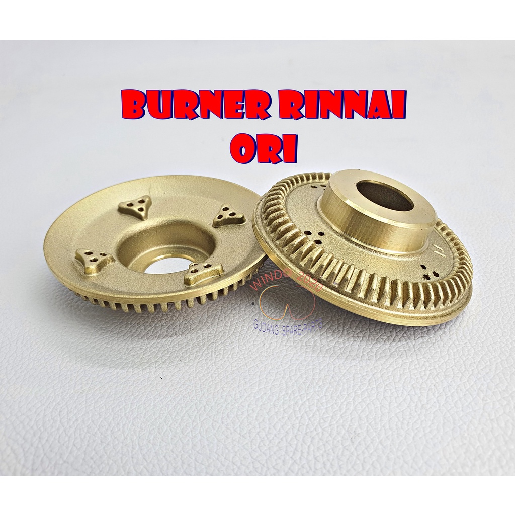 BURNER  BARNER  KUNINGAN  RING RINAI RINAI RITNAI KOMPOR RINNAI ORIGINAL TIPE 511 , 522 , 514 , 602