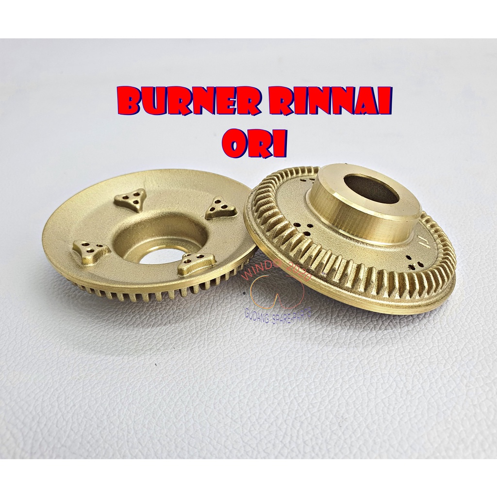 BURNER  BARNER  KUNINGAN  RING RINAI RINAI RITNAI KOMPOR RINNAI ORIGINAL TIPE 511 , 522 , 514 , 602