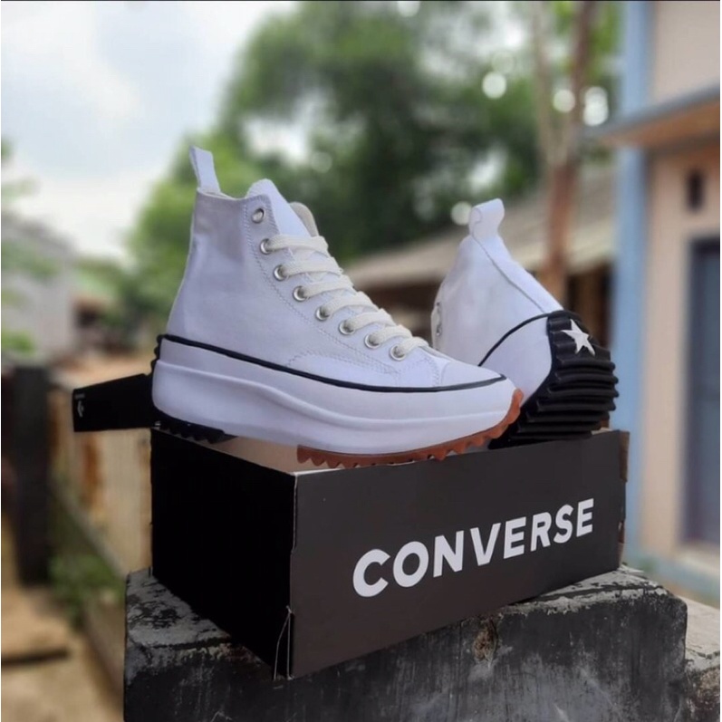 Converse High Run Star Hike Lugged White