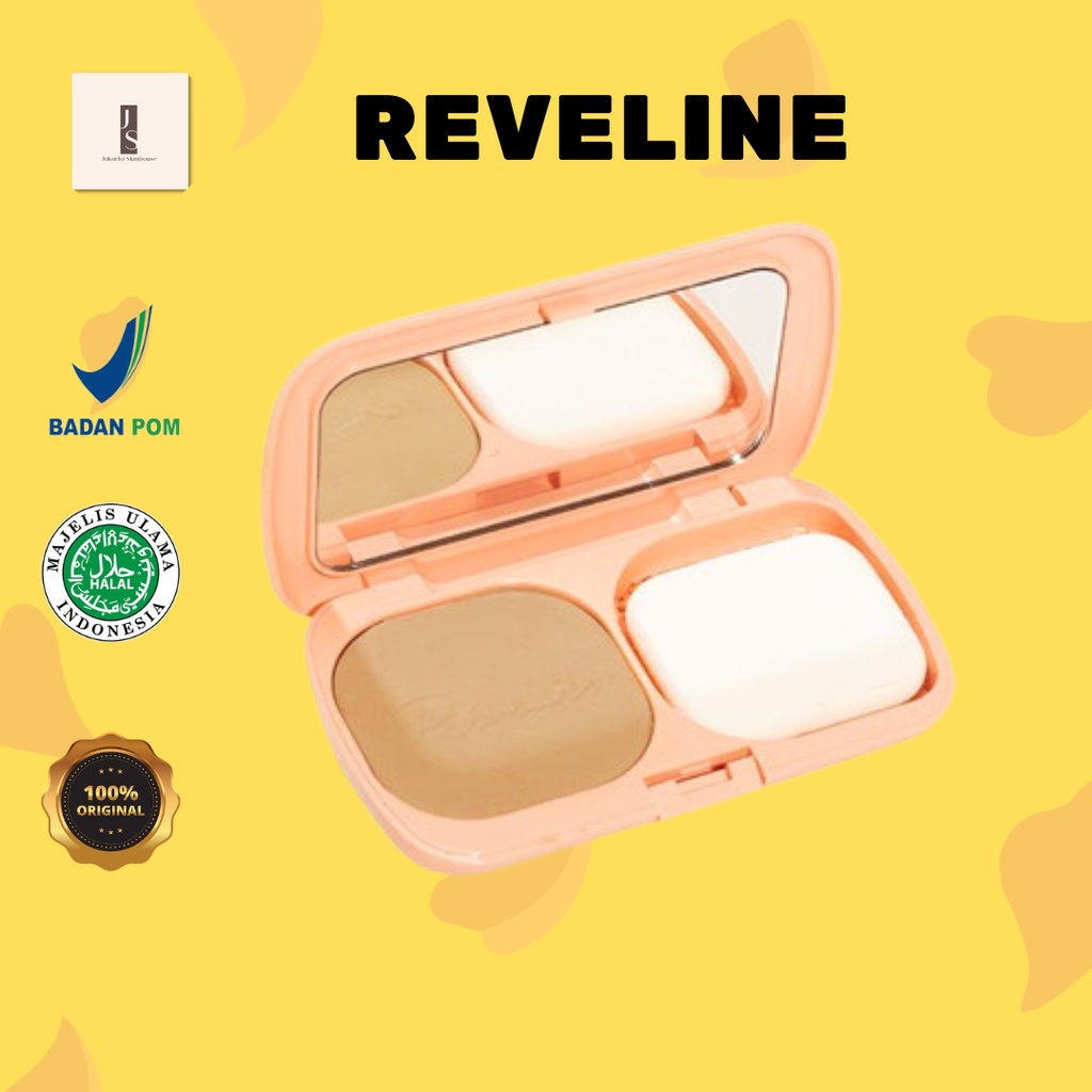 REVELINE Brightening Two Way Cake | Bedak TWC (100% ORIGINAL & BPOM)