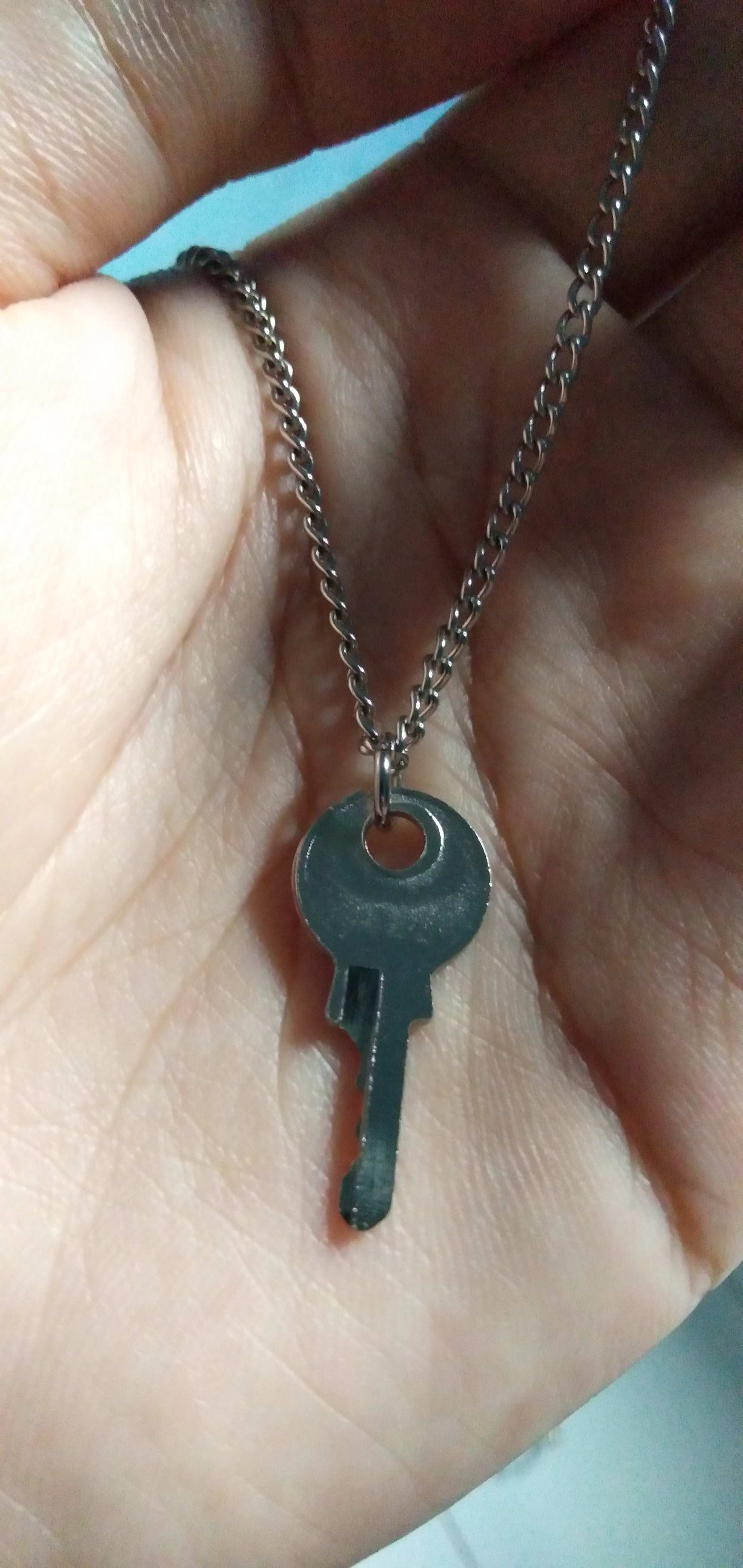 Brass Padlock Key Necklace Aksesoris Kalung Gembok Lock Kuningan Edition