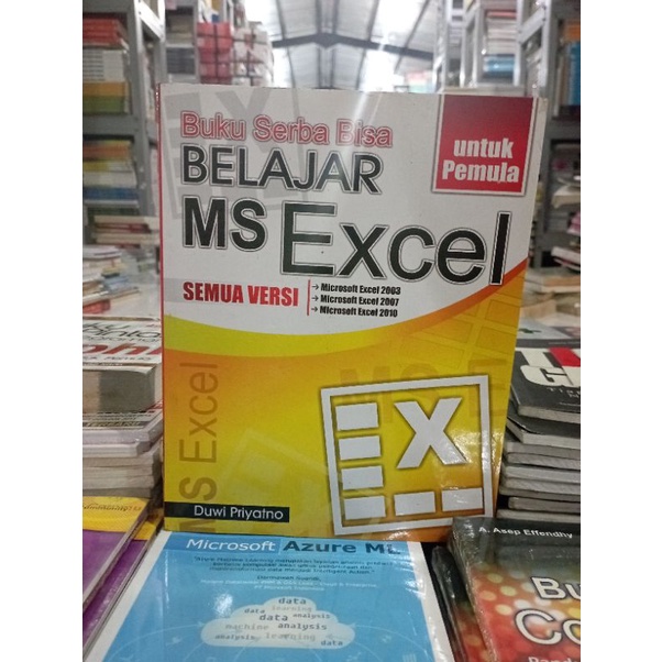 OBRAL BUKU KOMPUTER / BUKU PEMOGRAMAN / EXCEL TABEL ANALISIS / MEMBUAT MS EXCEL / VISUAL VIDEO / INTELIGENSI SQL / JAVA NETBEANS / MY SQL / MICROSOFT ACCES / AKUNTANSI / CORELDRAW / MEMBUAT WEBSITE / MICROSOFT OFFICE / GOOGLE / AUTO CAD / MURAH ORIGINAL-BELAJAR MS EXCEL