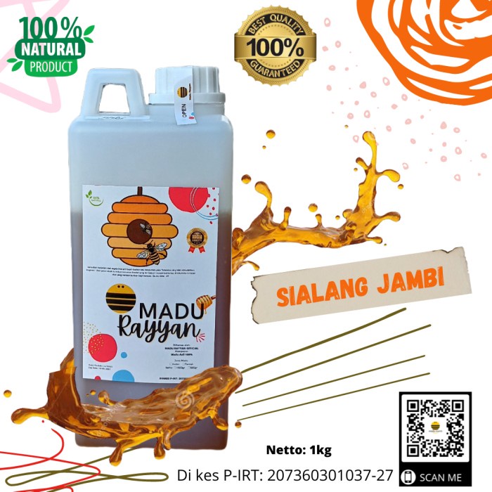 

(BISA COD) MADU ASLI/ MADU HUTAN LIAR JAMBI NETTO 1KG