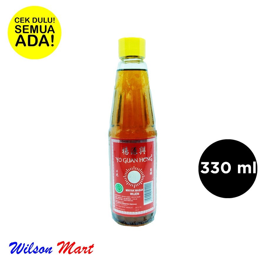 

MINYAK WIJEN YO GUAN HENG 330 ML BOTOL