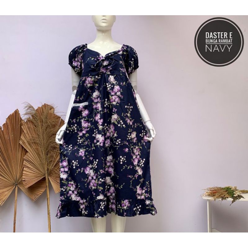 Homedress Daster Katun Jepang Premium Ori Cantik Murah Model E S ld 100cm M ld 110cm L ld 120cm