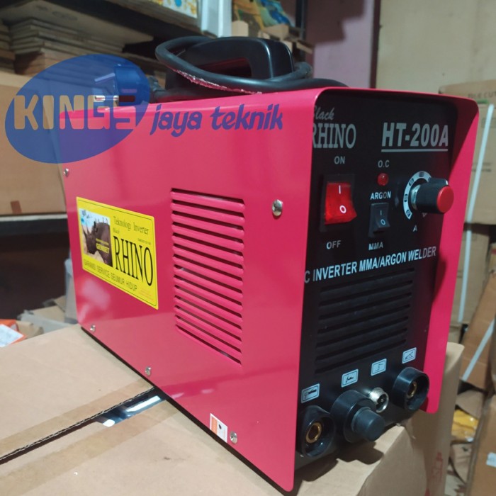 MESIN LAS MMA HT 200A RHINO TRAVO LAS DC INVERTER
