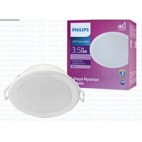 Downlight LED MESON 59441 PHILIPS 3.5 Watt (Bulat)