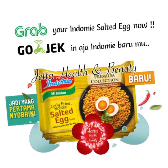 NEW Indomie Goreng Salted Egg Premium Collection Indomie Goreng Rasa Telur Asin 100g