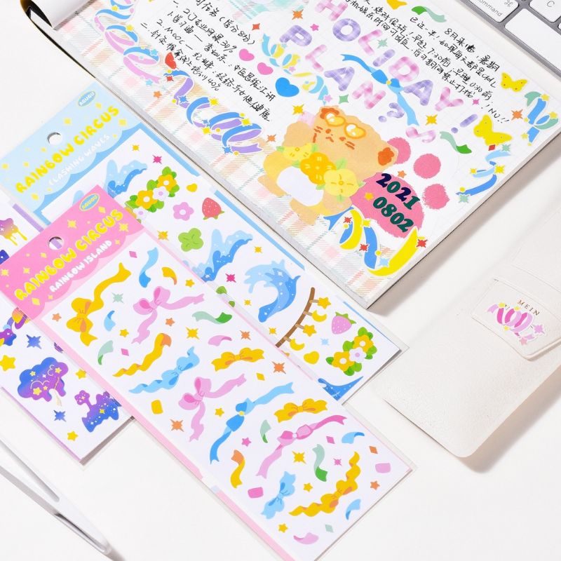 

Sticker Confetti pita foto dekorasi scrapbook journal DIY [G-000030]