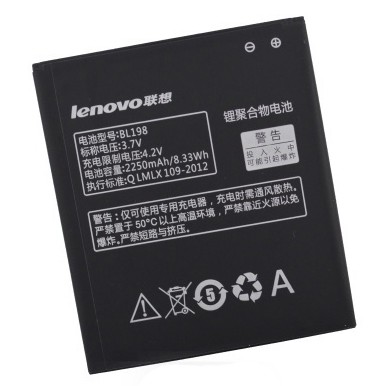 Baterai battery A830 / A850 / K860 / S880 / S890 LENOVO BL198 / Original