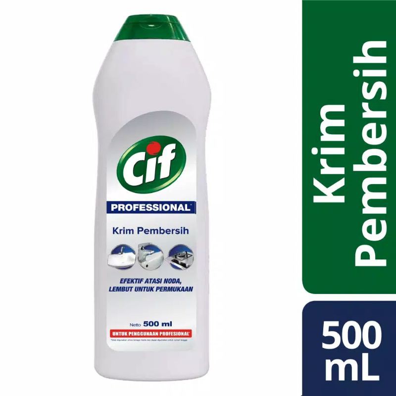 CIF KRIM PEMBERSIH PERMUKAAN SERBAGUNA PROFESSIONAL 500 ML