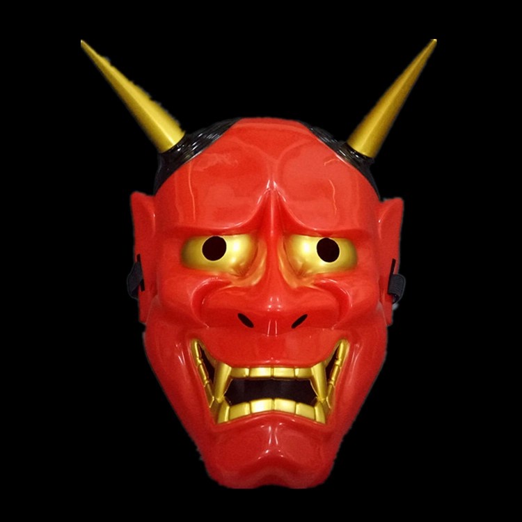 Topeng Red Devil Mask Hell Boy Iblis Merah Hantu Jepang Halloween